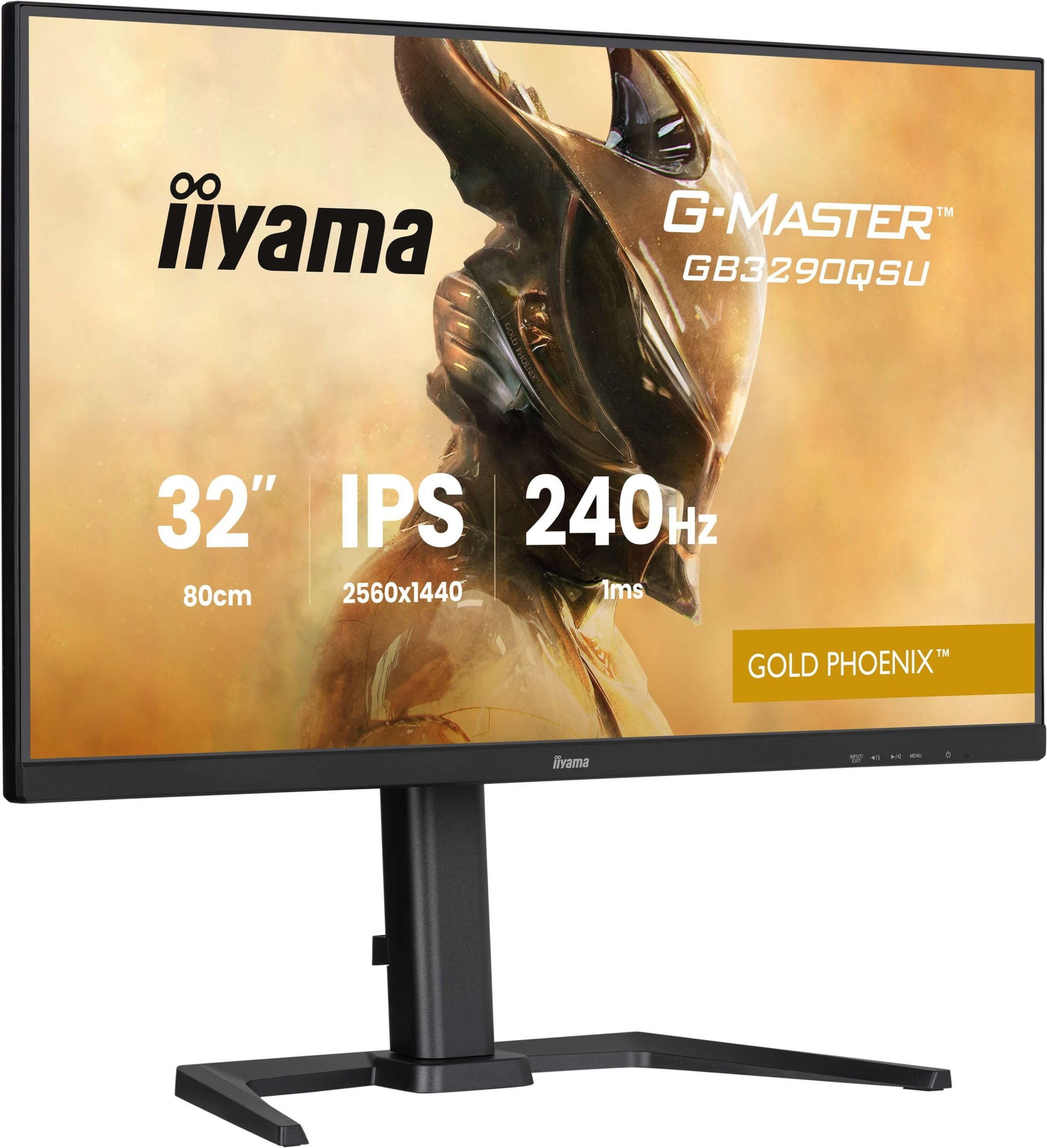 Гејминг монитор Иијама G-MASTER GB3290QSU-B1, 32\", QHD 2560 x 1440, 240Hz, црн