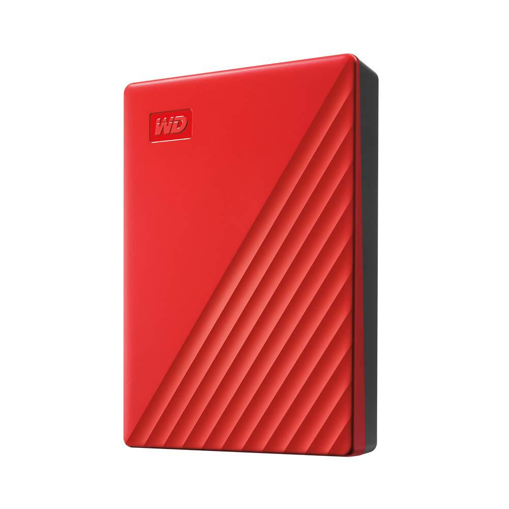 Disk i jashtëm WD My Passport 4TB, 2.5", USB 3.0, i kuq