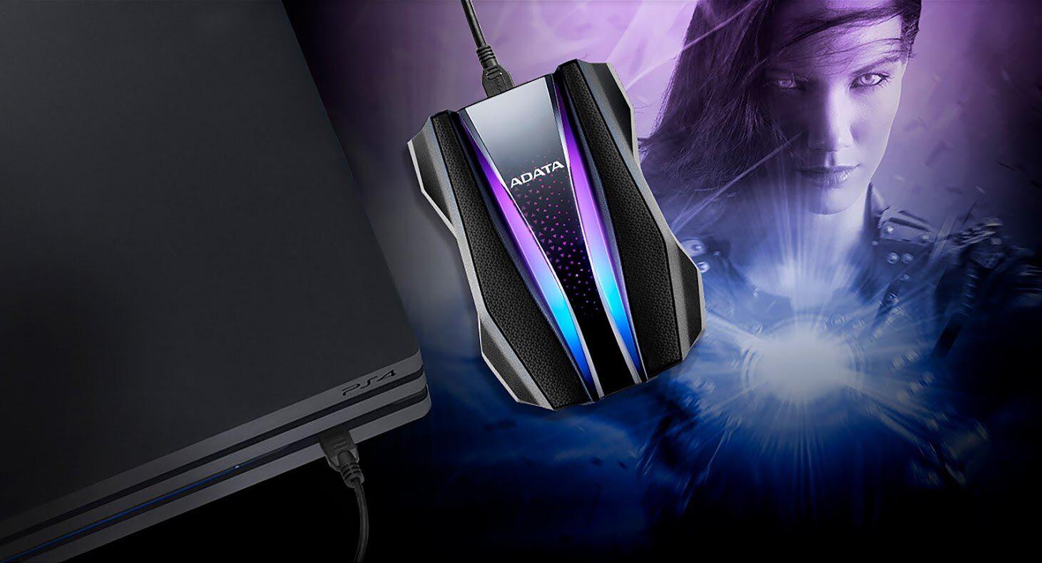Disk i jashtëm Adata HD770G, 1TB, USB, i zi