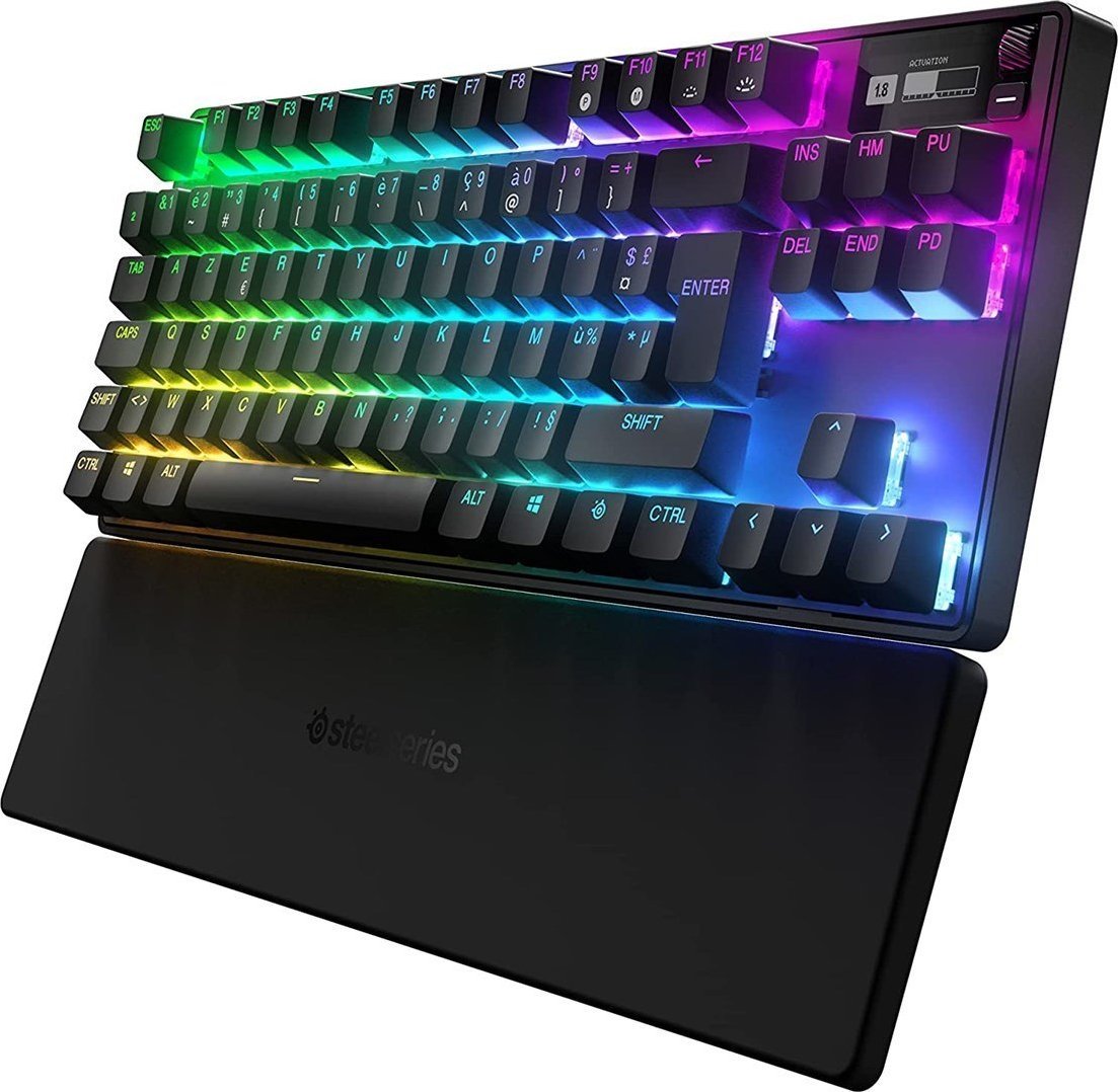 Tastierë SteelSeries Apex Pro TKL Wireless, mekanike, RGB, e zezë