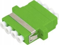 Adapter fibër optike ALANTEC SM LC APC Quad, single mode, jeshil