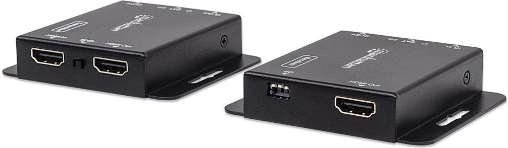 Sistem transmetimi HDMI mbi Ethernet Manhattan 207461, deri 50m, CAT6 6a 7, i zi