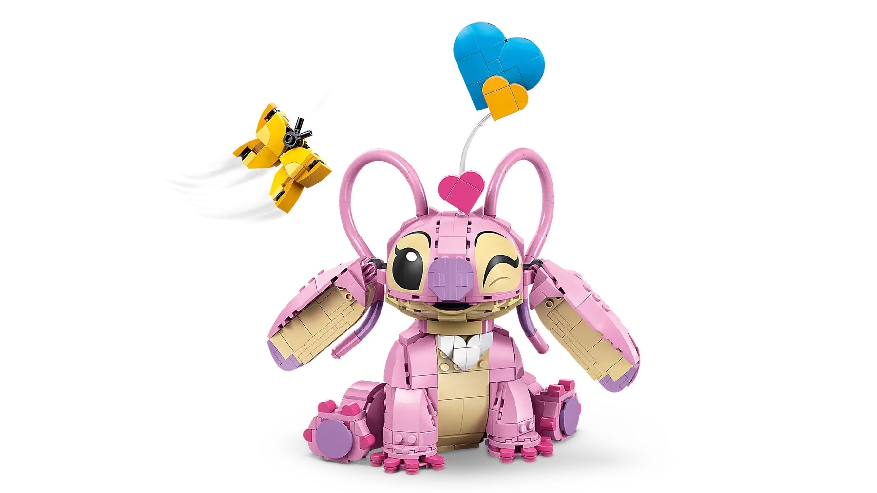 Lodër ndërtuese LEGO Disney Angel, figurë koleksionare, për fëmijë, rozë