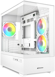Kasa PC Sharkoon MK6 RGB, MIDI Tower, për gaming, e zezë