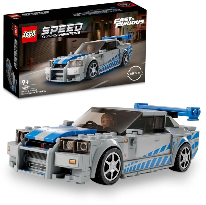 Играчка LEGO® Speed Champions 76917 2 Fast 2 Furious Nissan Skyline GT-R (R34)