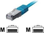 Kabllo rrjeti Equip Cat 6, S/FTP, 10m, e kaltër