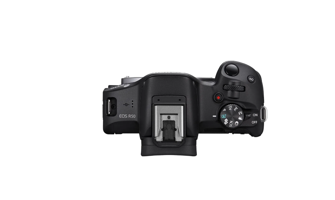 Kamerë mirrorless Canon EOS R50, 24.2MP, 4K, me lente RF-S 18-45mm, e zezë