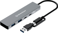 USB hub GrauGear G HUB2C2A 10G, 4 porta, 10Gbps, gri