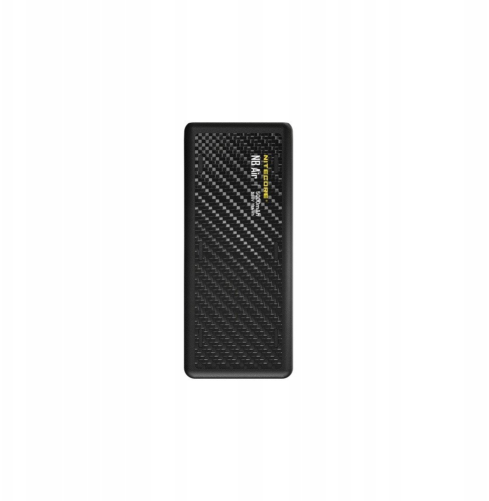Power bank Nitecore NB Air, 5000mAh, PD QC 3.0, IPX7, karbon i zi