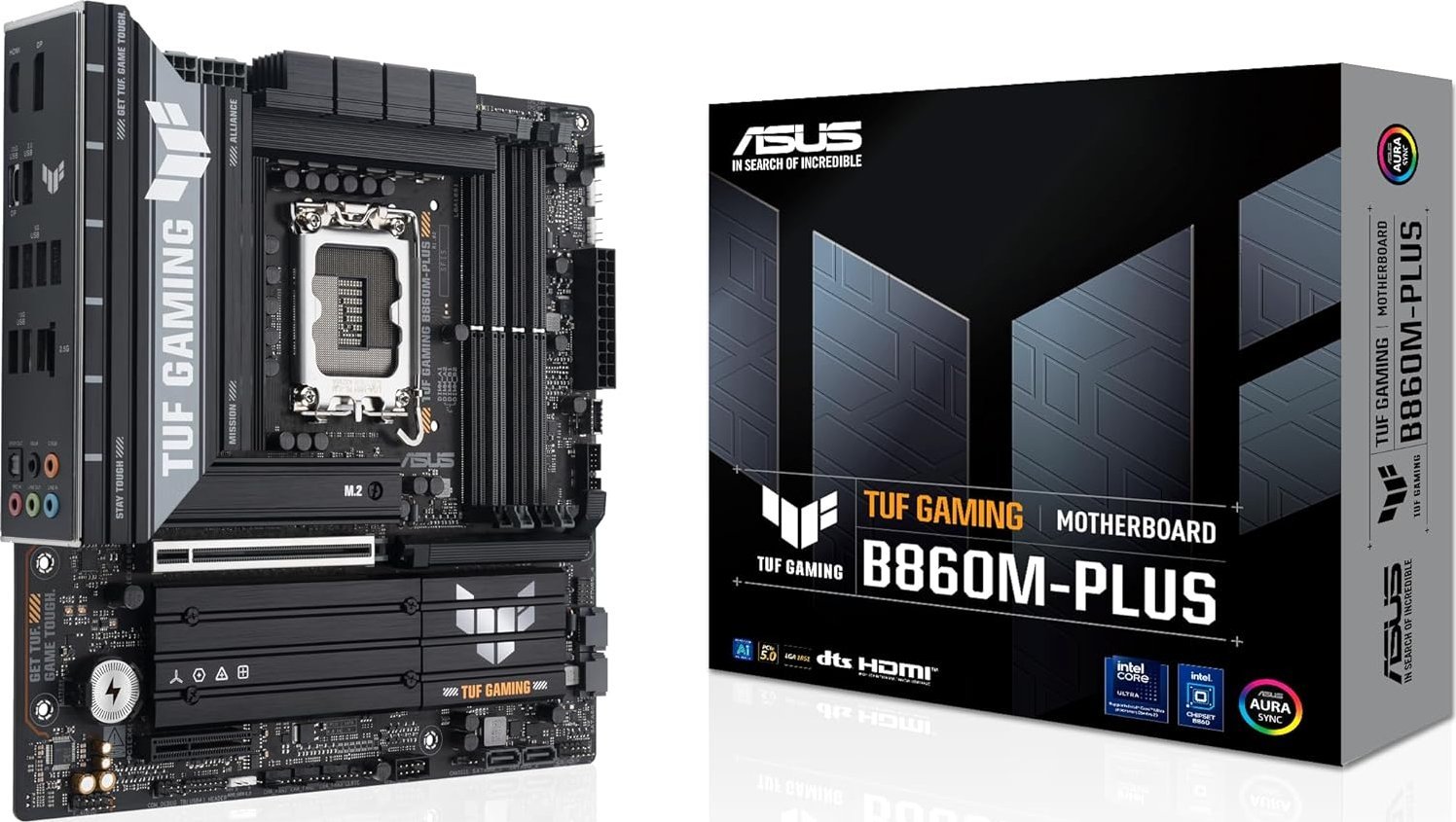 Pllakë amë ASUS TUF Gaming B860M Plus, Intel B860, DDR5, Micro ATX