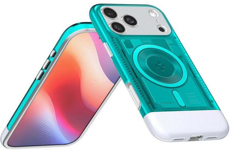 Mbulesë telefoni Spigen Classic C1 MagSafe, për iPhone 17 Pro, transparente