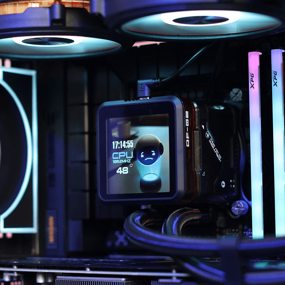 Ftohës Darkflash DE240 AIO Liquid Cooler, 240mm, i zi