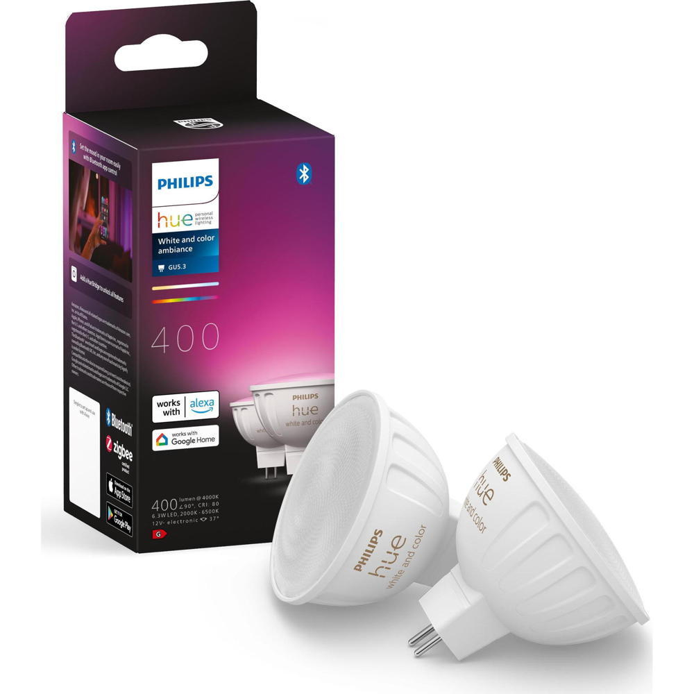 Llambë inteligjente Philips Hue 8719514491649, LED, White & Colour Ambiance, kontroll Bluetooth