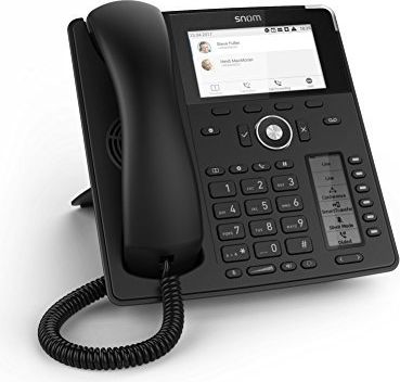 Telefon IP Snom D785, ekran me ngjyra, Bluetooth, i zi