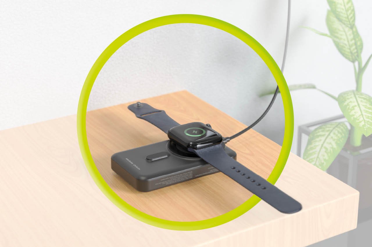 Powerbank Mobile Origin PB11, 10000mAh, magnetik wireless, gri