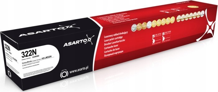Toneri Asarto për Konica Minolta TN322K, 24000 faqe, i zi