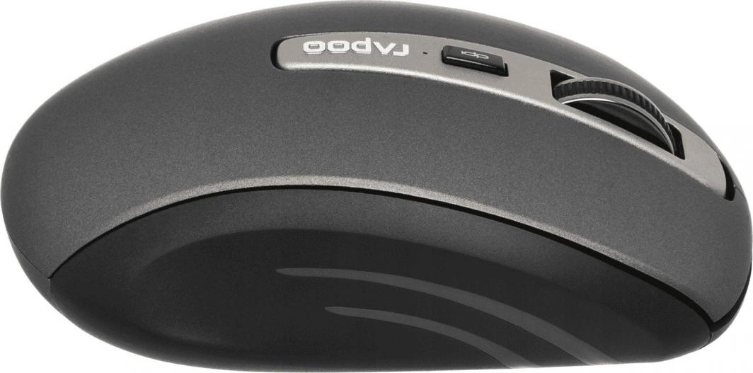 Maus wireless Rapoo MT350, Bluetooth RF, 1600 DPI, gri