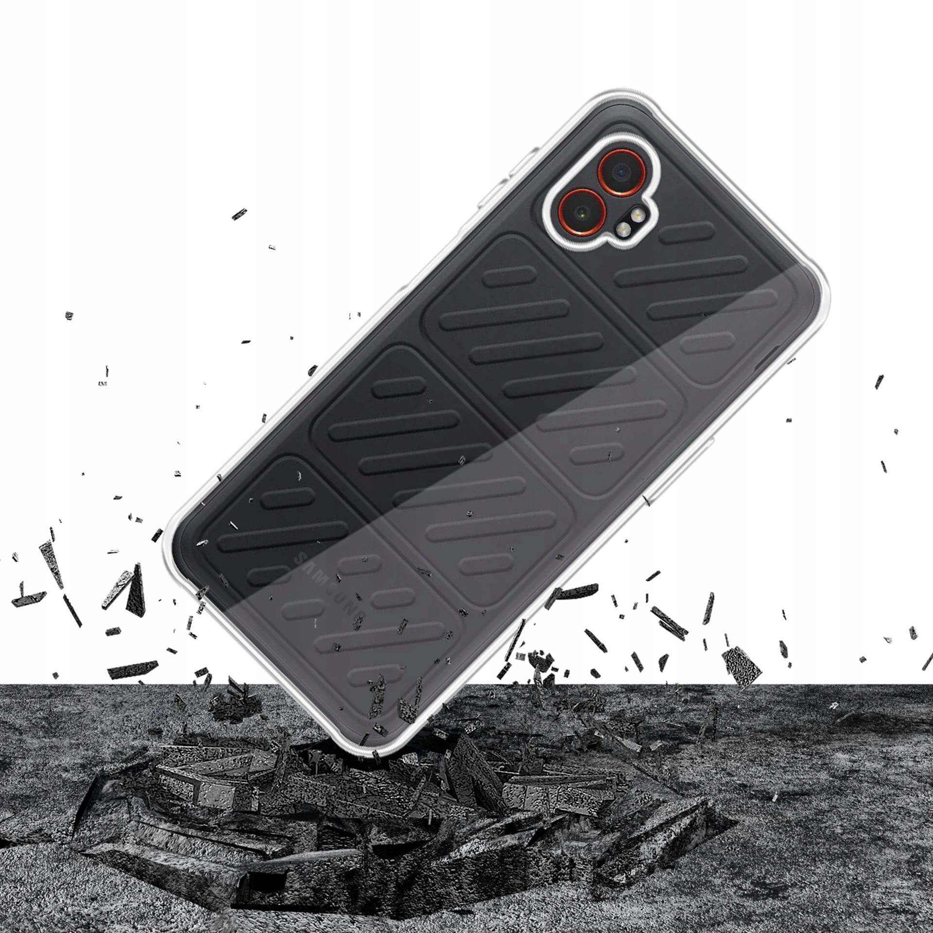 Mbulesë telefoni 3MK Clear Case për Samsung Galaxy XCover 7 Pro, transparente