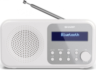 Radio Sharp DRP420WH, DAB+, VHF, e bardhë