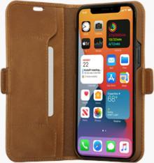 Kllëf telefoni Dbramante1928 Copenhagen Slim, për iPhone 12 Mini 5.4", lëkurë full grain, i zi