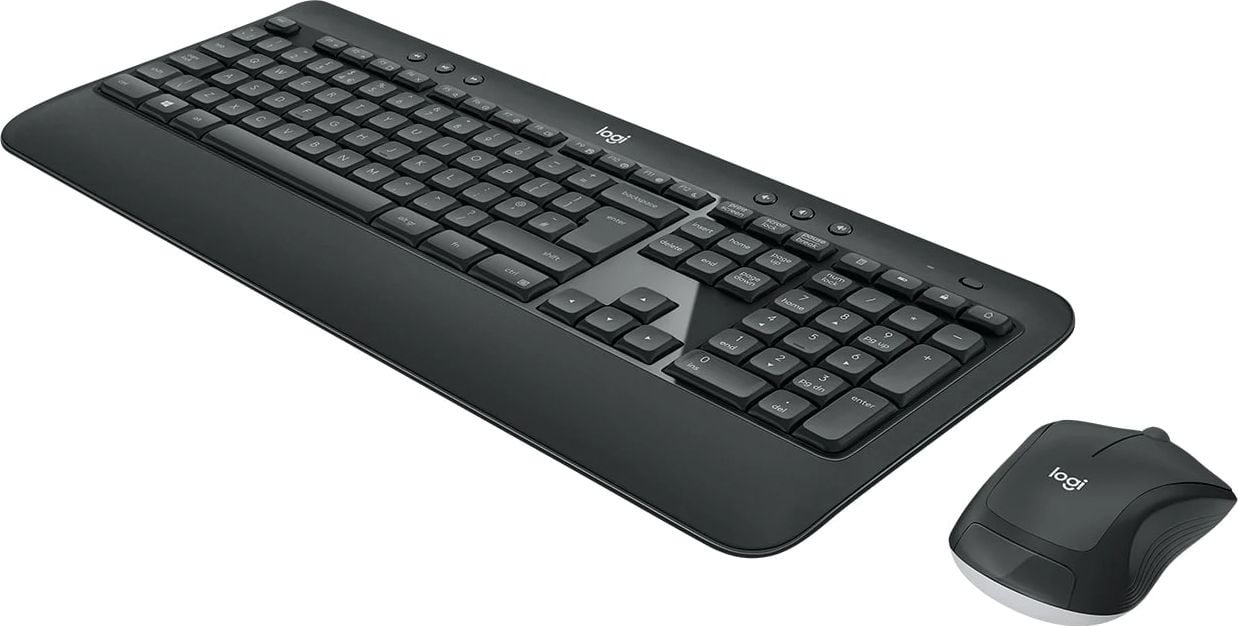 Set tastierë dhe maus me kamerë Logitech MK545 Advanced Brio 100, pa kabllo, Full HD 1080p, i zi