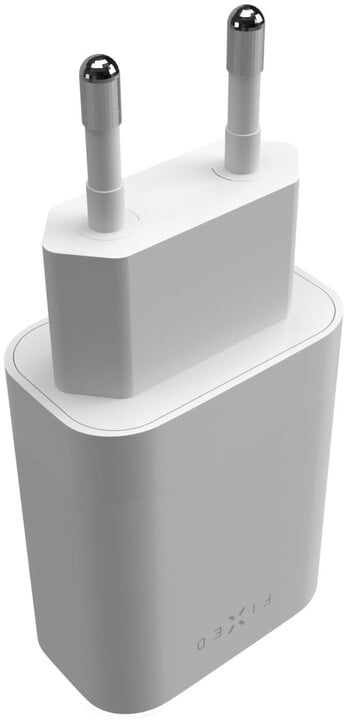 Karikues FIXED me 2x USB-C, PD, 35W, i bardhë