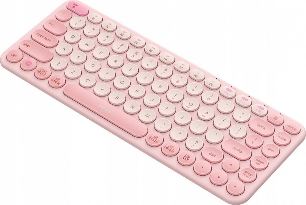 Tastierë Baseus, wireless, US, rozë
