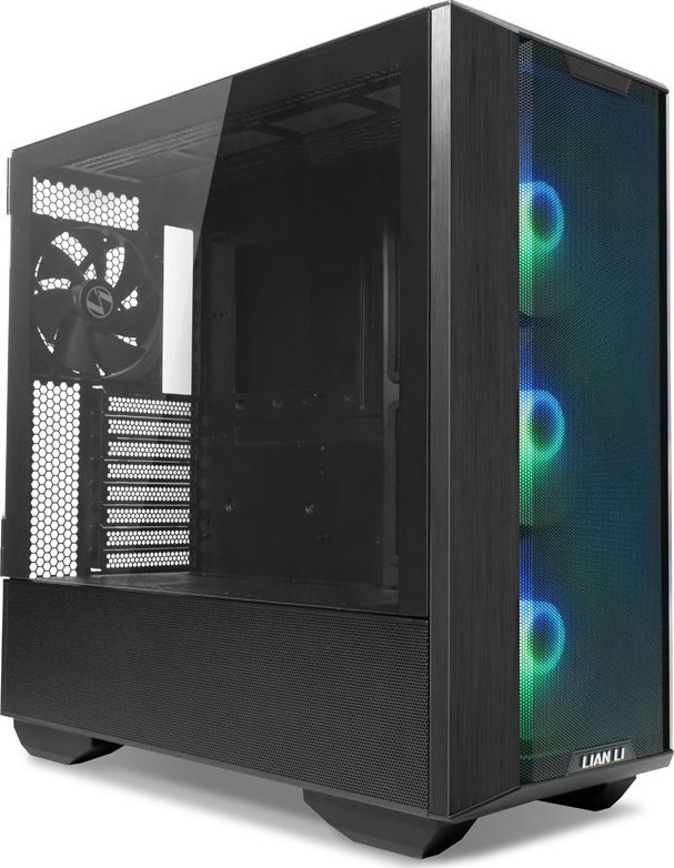 Kutia PC Lian Li LANCOOL III RGB, mid tower, xham i temperuar, e zezë