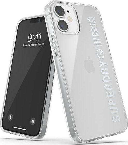 Mbrojtës celulari Dr Nona SuperDry Snap për iPhone 12 mini, transparent