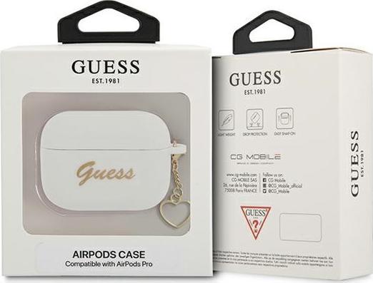 Mbështjellëse për Apple AirPods Pro Guess , e bardhë