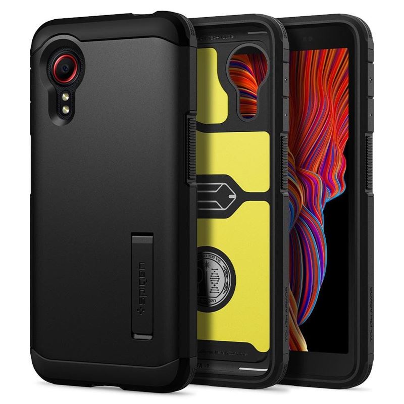 Mbështjellës për Samsung Galaxy Xcover 5 Spigen Tough Armor, i zi