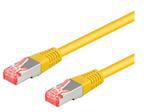 Kabllo rrjeti Wentronic Goobay 93700, CAT 6a SFTP, 10 m, e verdhë