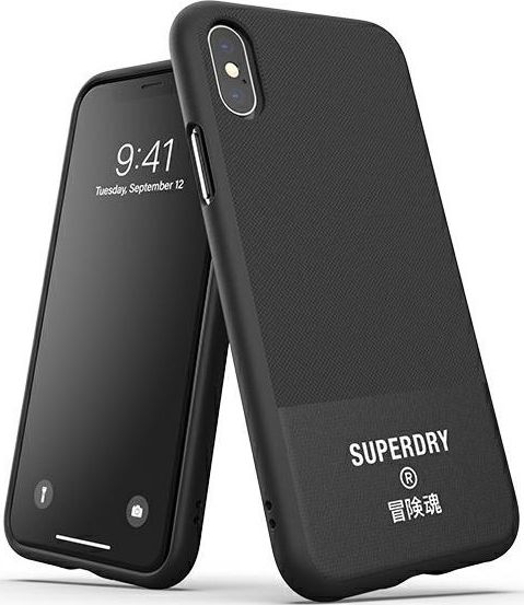 Mbrojtës celulari Dr Nona SuperDry Molded për iPhone X/Xs, i zi