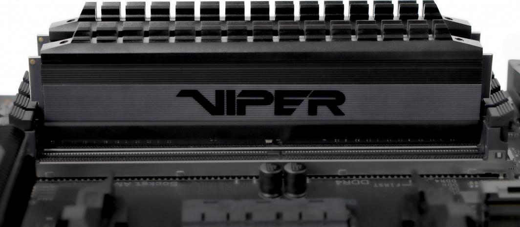 Memorie Patriot Viper 4 BLACKOUT, DDR4, 16 GB, 3200 MHz, CL16, PVB416G320C6K