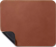 Mouse pad Spigen LD301, PU lëkurë, bazë gome kundër rrëshqitjes, kafe
