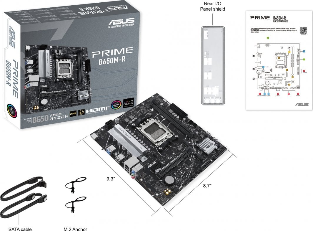 Pllakë amë ASUS PRIME B650M-R 4