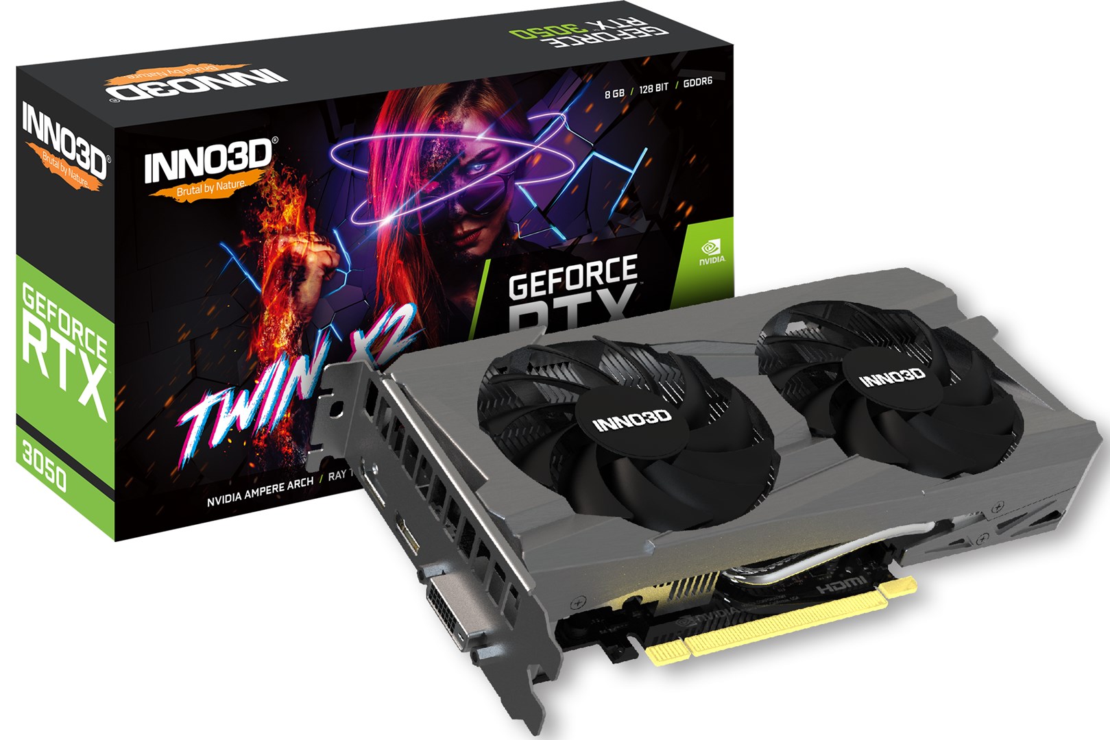 Kartë grafike Inno3D NVIDIA GeForce RTX 3050, 8 GB GDDR6