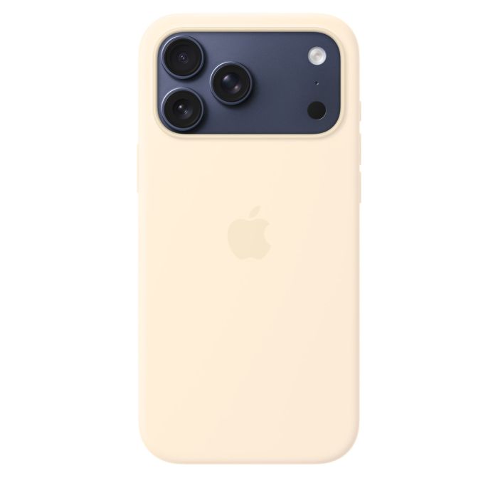 Apple iPhone 17 Pro Max Silicone Case with MagSafe, Vanilla (SEASONAL)