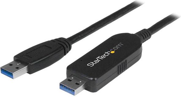 Kabllo transferimi StarTech USB 3.0, 2m, për Windows dhe Mac, e zezë