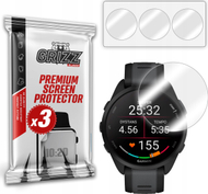 Заштита за екран Grizz Hydrogel за Garmin Forerunner 165, сет 3 парчиња, транспарентна