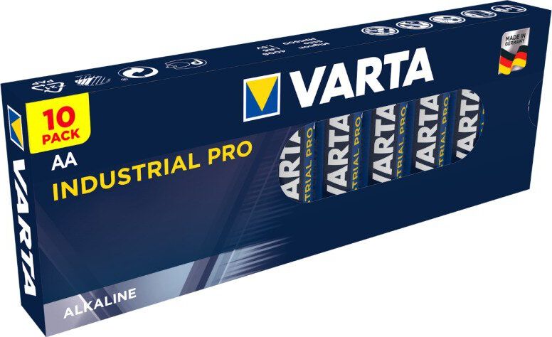 Bateri Varta Industrial AA R6, paketa 10 copë