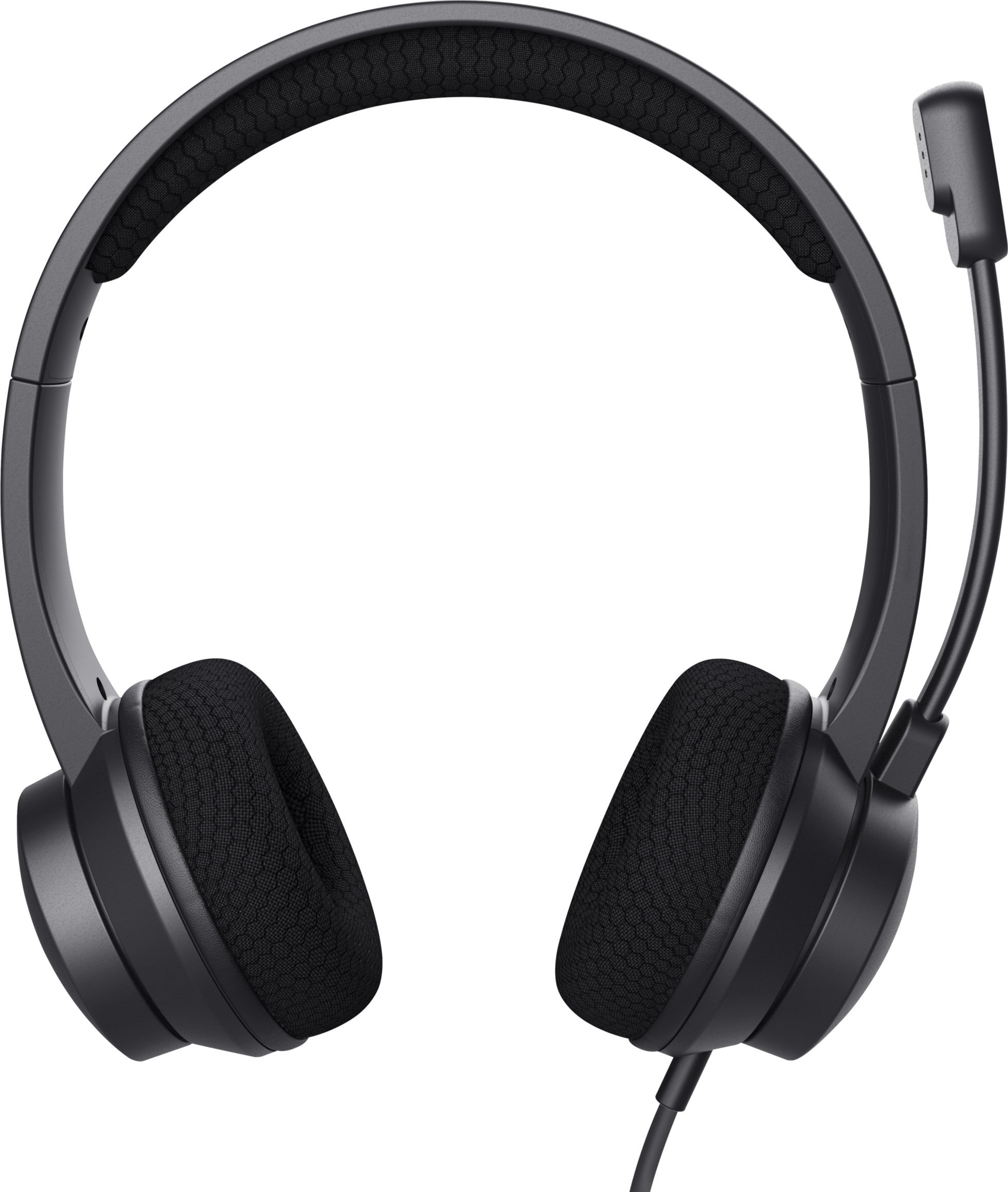 Kufje Trust HS-260, me mikrofon, USB Type A, të zeza