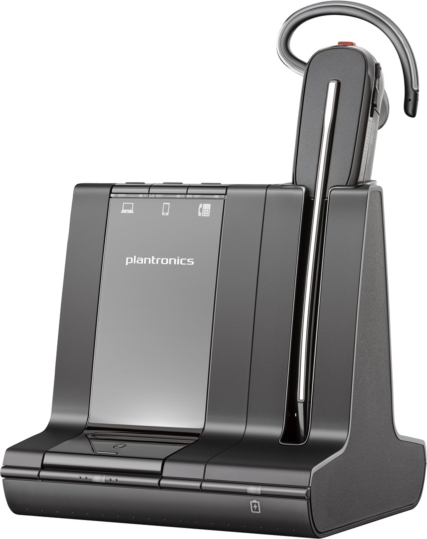 Kufje zyre Poly Savi 8240 M, DECT, monaurale, të zeza