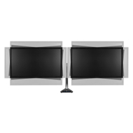 Krah montimi për dy monitorë Arctic Z2-3D (Gen 3), 34", VESA 75/100, 8 kg, 4x USB, i zi mat