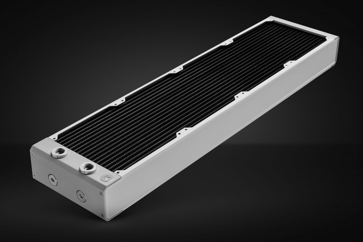 Radiator për ftohje uji EKWB Quantum Surface X560M, 4x140mm, multiport, i bardhë