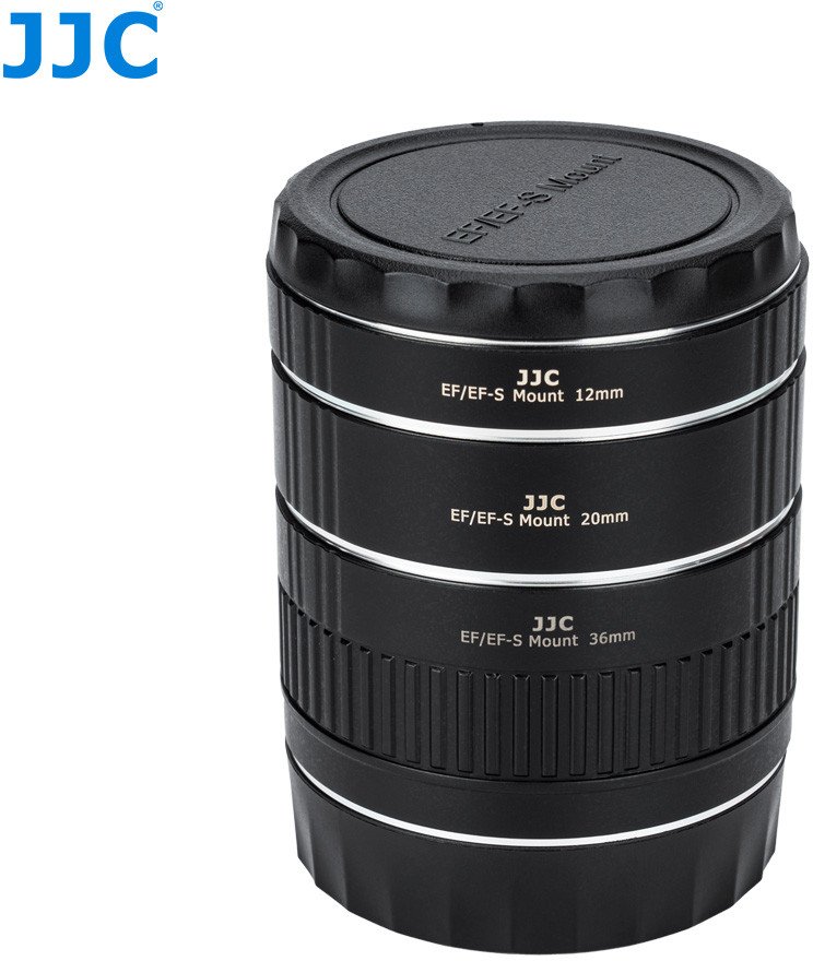 Set unaza makro JJC, 12mm 20mm 36mm, për Canon EOS, metalike