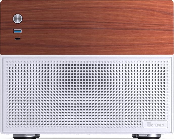 Kuti kompjuterike NAS Jonsbo N4, 6x HDD 3.5", 2x SSD 2.5", e bardhë