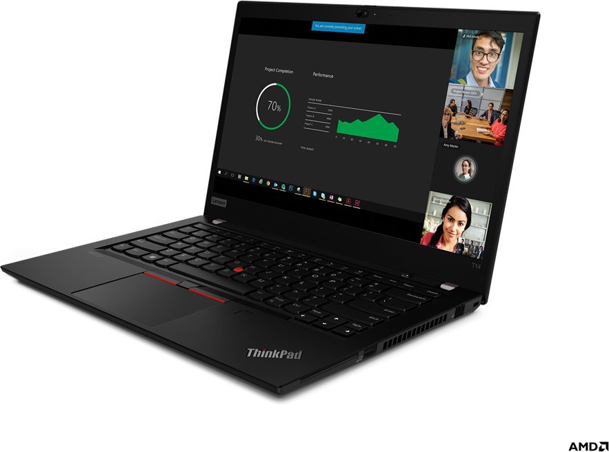 Laptop Lenovo ThinkPad T14, 14", Ryzen 7, 16GB RAM, 256GB SSD