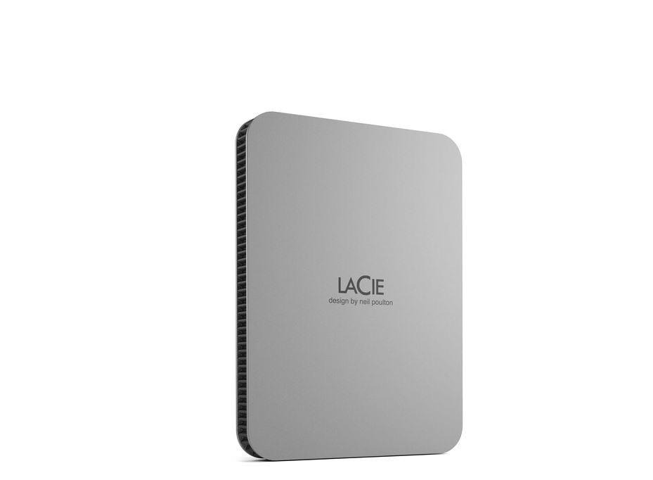 Disk i jashtëm LaCie Mobile Drive V2, 4TB, USB C, argjendtë