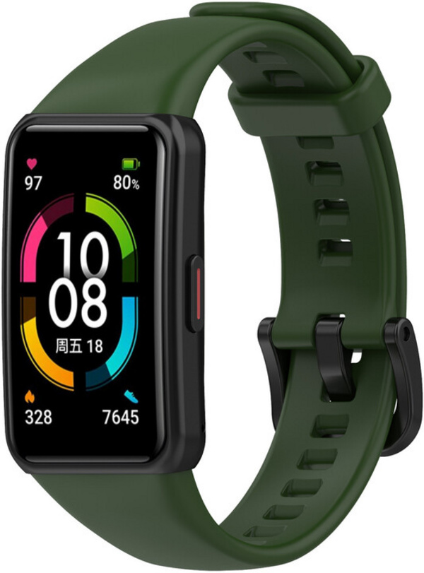 Rrip silikoni Epico për Huawei Band 6, i gjelbër